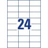 Zelfklevende etiketten Avery Zweckform 6173 rechthoekig permanent wit — 720 stuks