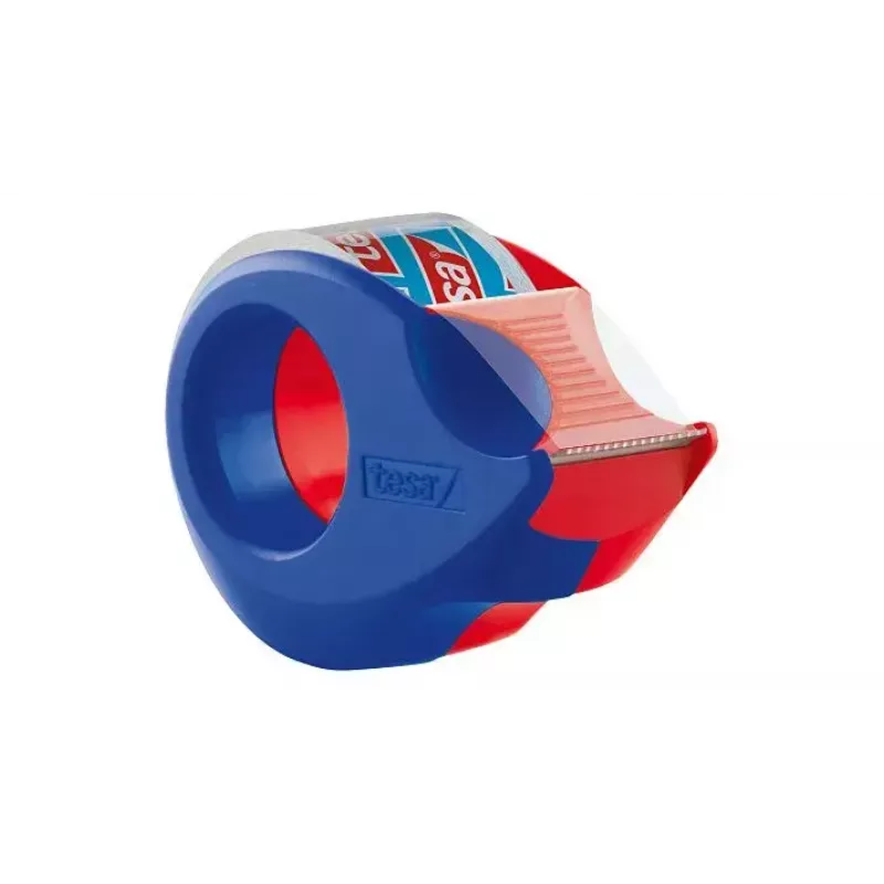 Tesa 57859 Plakbandhouder, blauw/rood