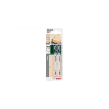 Bosch 2 609 256 724 decoupeerzaag-/reciprozaag-/reciprozaagblad decoupeerzaagblad koolstofstaal (HCS) 2 stk.