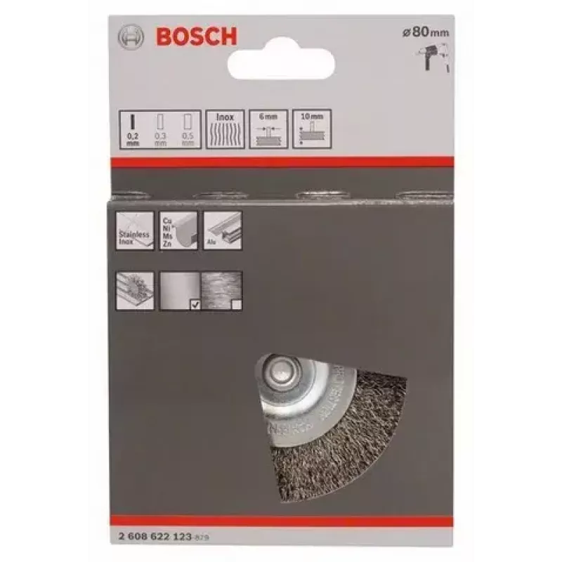Draadborsel Bosch 2 608 622 123 8 cm schachtdiameter 6 mm