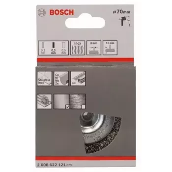 Draadborsel Bosch 2 608 622 121 7 cm diameter 6 mm schacht