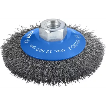 Vóórpolijstborstel Bosch Clean for Metal Tapered Brushes Crimped Wire