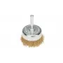 Komstaalborstel met crimp-draad, messing gecoat, Bosch 2608622008, diameter 5 cm