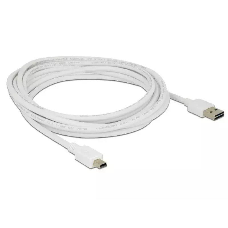 USB-kabel DeLOCK 3m USB2.0-A/USB2.0 Mini-B 85161