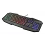 Gaming-toetsenbord Trust GXT 830-RW Avonn USB Duits zwart RGB LED