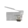 ACT RJ11 (6P/4C) modulaire stekker voor ronde kabel met soepele aders