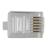 ACT RJ12 (6P/6C) modulaire stekker voor platte kabel