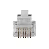 ACT RJ12 (6P/6C) modulaire stekker voor platte kabel