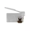 Modulaire connector Intronics RJ-12 M TD106M ACT ronde kabel massieve ader in zak 25 stuks