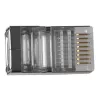 ACT RJ45 (8P/8C) afgeschermde modulaire connector voor ronde kabel met soepele aders