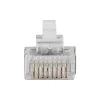 ACT RJ45 (8P/8C) afgeschermde modulaire connector voor ronde kabel met soepele aders
