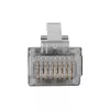 ACT RJ45 (8P/8C) afgeschermde modulaire connector voor ronde kabel met massieve aders
