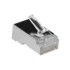 ACT RJ45 (8P/8C) afgeschermde modulaire connector voor ronde kabel met massieve aders