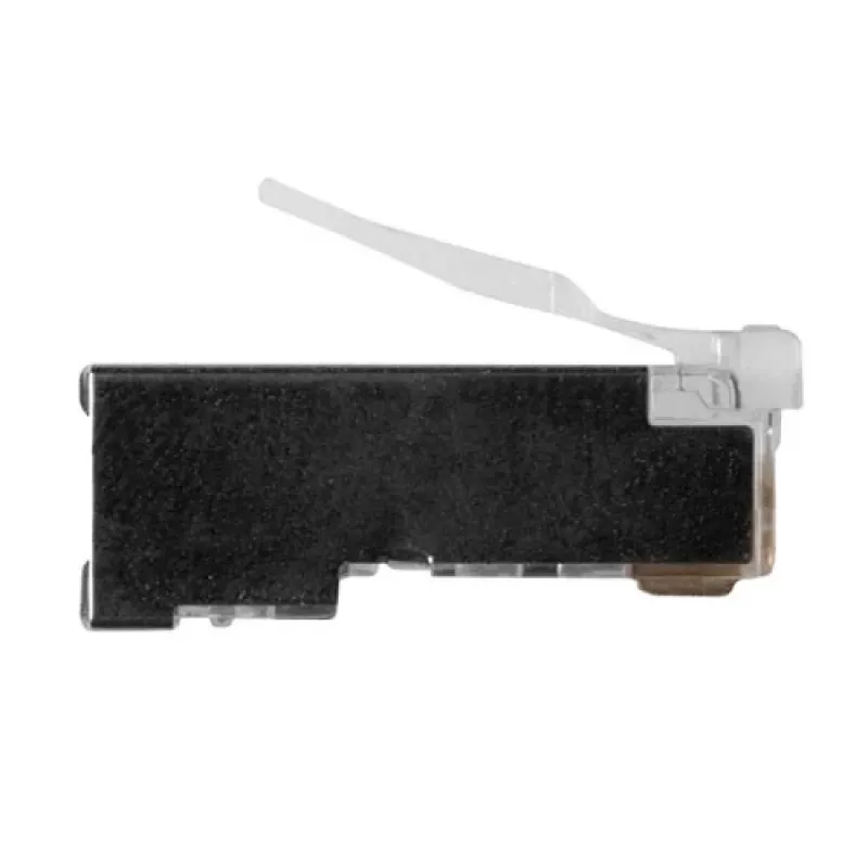 ACT RJ45 (8P/8C) afgeschermde modulaire connector voor ronde kabel met massieve aders