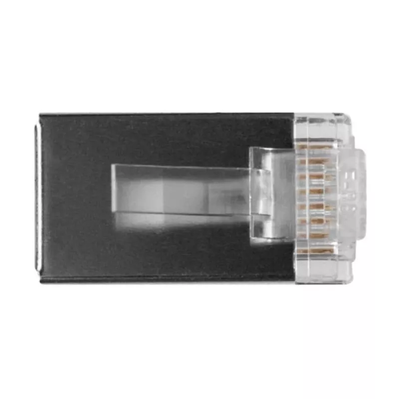 ACT RJ45 (8P/8C) afgeschermde modulaire connector voor ronde kabel met massieve aders