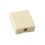 ACT TD1706 RJ-12 opbouwdoos voor wandmontage, 1x RJ-12