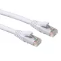 ACT Wit 1,00 meter U/UTP CAT6A patchkabel met rastangbescherming met RJ45-stekkers