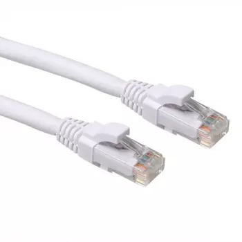 ACT Wit 5,00 meter U/UTP CAT6A patchkabel met rastangbescherming met RJ45-stekkers