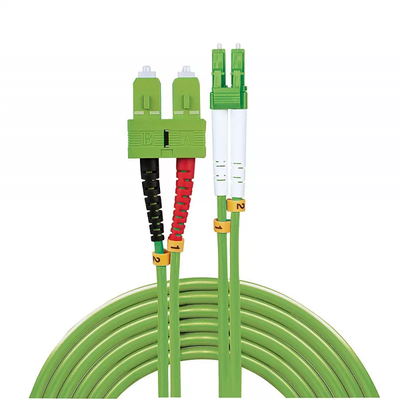 Lindy 46324 InfiniBand/glasvezelkabel 10 m 2x LC 2x SC groen