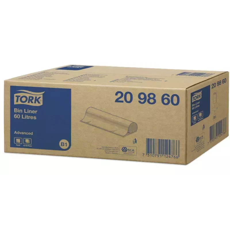 Vuilniszakken Tork 209860 60 L groen