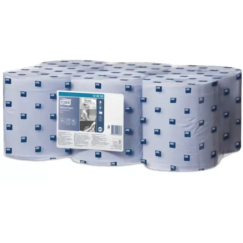 Tork 128208 blauwe papieren handdoekjes 320 m