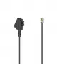 Hama 00201146 telefoonkabel 3 m zwart