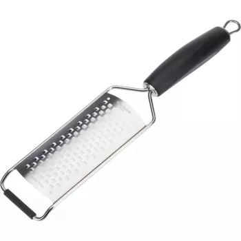 Vlakke rasp Westmark Technicus-Square, RVS mes, zwart TPE handgreep, 65×28×325 mm