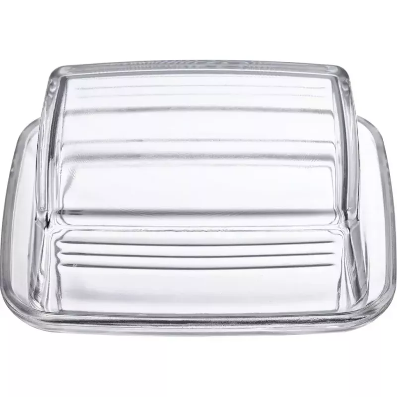 Boterdoos Westmark 20852260, rechthoekig glas, 143×118×55 mm, transparant