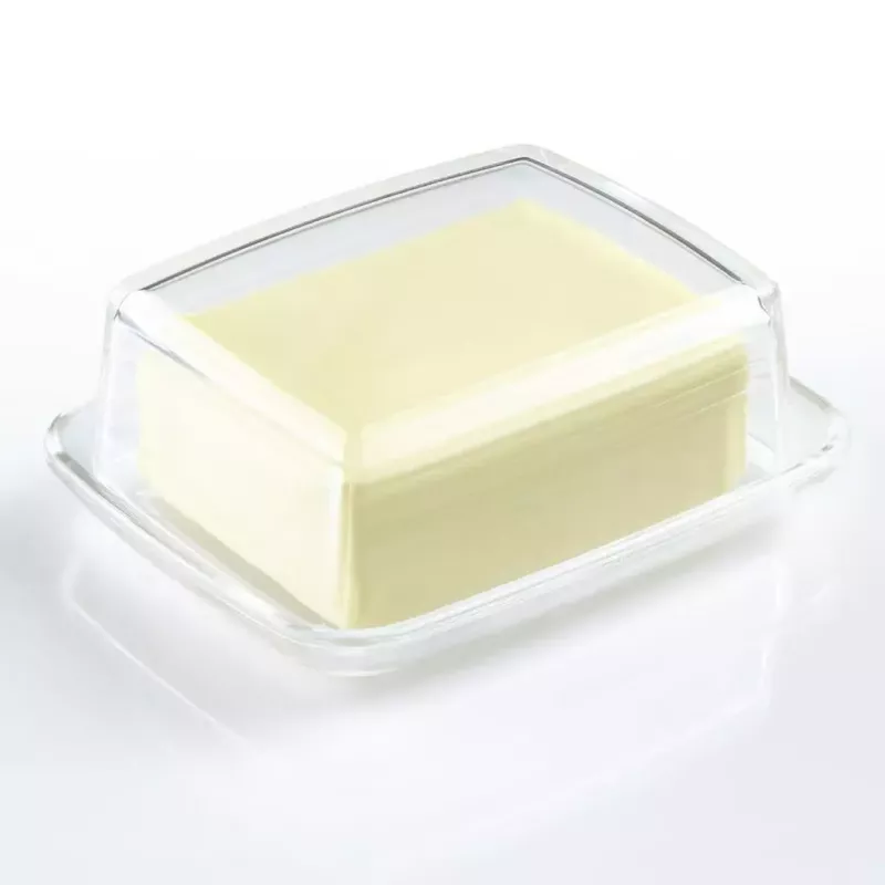 Boterdoos Westmark 20852260, rechthoekig glas, 143×118×55 mm, transparant
