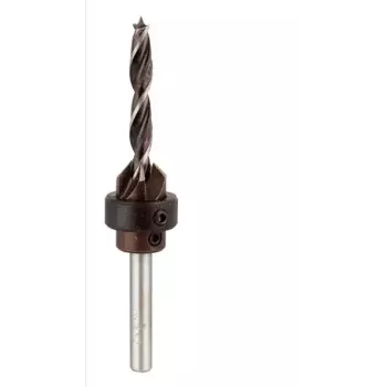 kwb 513103 Houtspiraalboor met verzinkboor en diepteaanslag, 3 mm