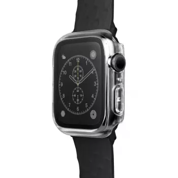 Hoes voor smartwatch LAUT Shield Transparant Glas Polycarbonaat PC voor Apple Watch 44/45mm