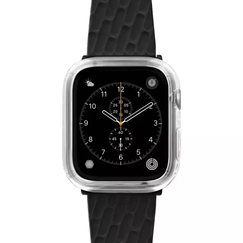 Hoes voor smartwatch LAUT Shield Transparant Glas Polycarbonaat PC voor Apple Watch 44/45mm
