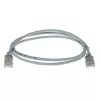ACT Grijs 10 meter LSZH U/UTP CAT6 datacenter slimline patchkabel met trekontlasting en RJ45-stekkers