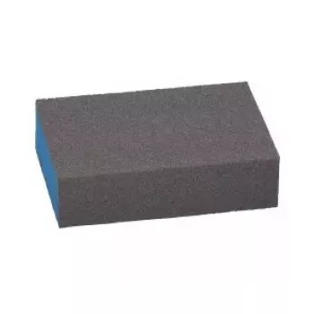 Schuurspons Bosch 2609256346, middelgrove korrel, 69×97×26 mm, 1 stuk, zwart/blauw