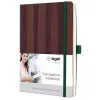 Schrijfboek Sigel CO674 A5 194 vel bruin gestippeld