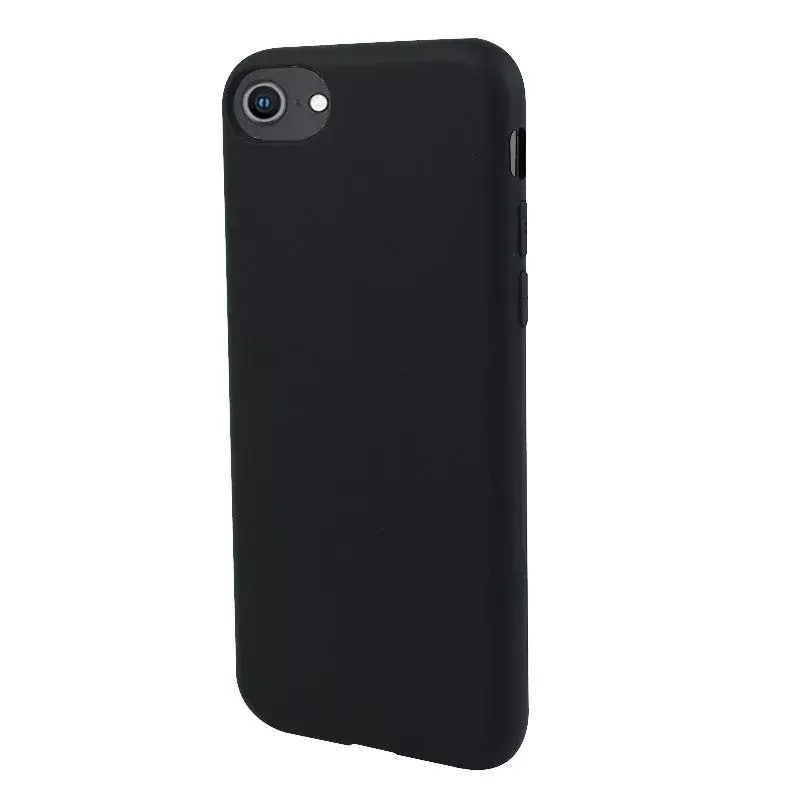 JT Berlin Pankow Soft 10910 achterkant voor Apple iPhone SE (2022 & 2020)/8, zwart