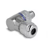 DeLOCK M12 connector A-gecodeerd 4-polig stekker 90° haaks metaal