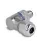DeLOCK M12 connector A-gecodeerd 4-polig stekker 90° haaks metaal