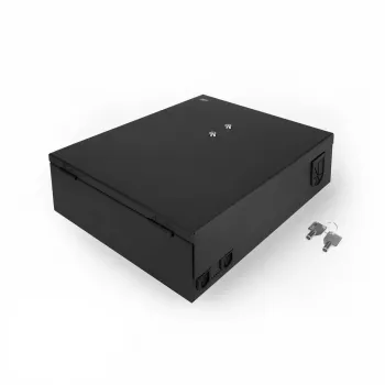 ACT afsluitbare zonebehuizing patch box 8 slots voor glasvezel en koper