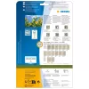 HERMA 10762 zelfklevende etiketten rond permanent bruin 240 stuks