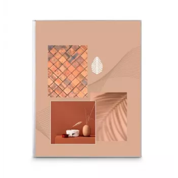 Hama Singo II fotoalbum terracotta 40 bladen kleefbandbinding