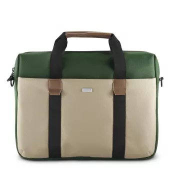 Hama Silvan 35,8 cm (14,1 inch) toploader tas beige, groen