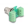 DeLOCK M12 transfermodule-adapter 8-polig A-gecodeerd stekker naar 9-polige klemmenstrook