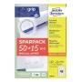 Zelfklevend etiket Avery 4780-65 rechthoekig permanent wit 2600 stuks