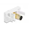 DeLOCK 90872 kabeladapter Mini-DIN 4-polig wit