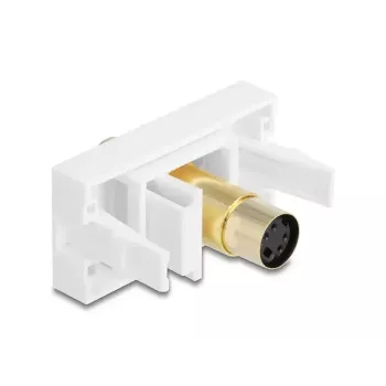 DeLOCK 90872 kabeladapter Mini-DIN 4-polig wit