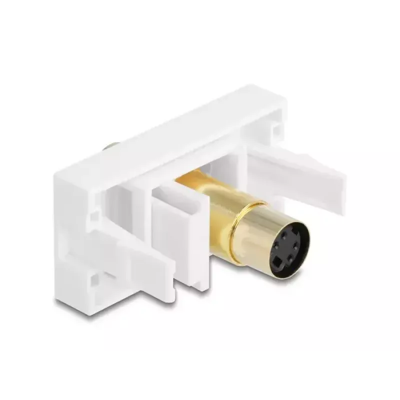 DeLOCK 90872 kabeladapter Mini-DIN 4-polig wit