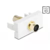 DeLOCK 90872 kabeladapter Mini-DIN 4-polig wit