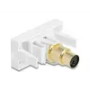 DeLOCK 90873 kabeladapter Mini-DIN 6-polig wit