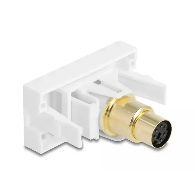 DeLOCK 90873 kabeladapter Mini-DIN 6-polig wit